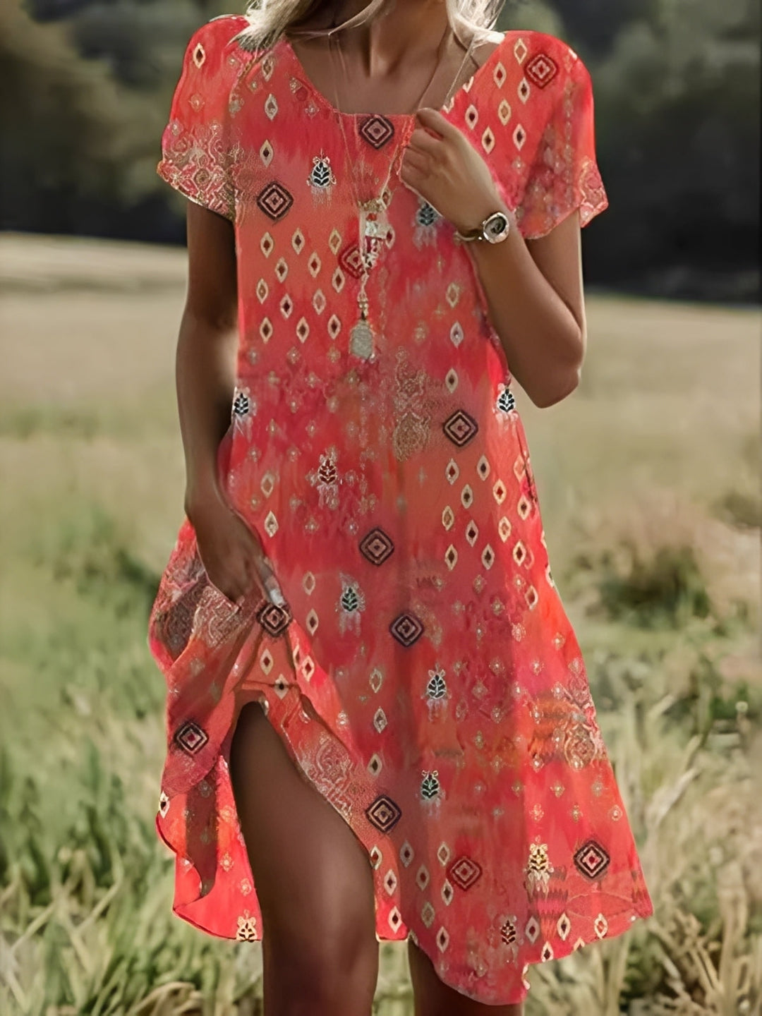 Gloria - Elegantní Etická Rukávová Šaty pro Ženy