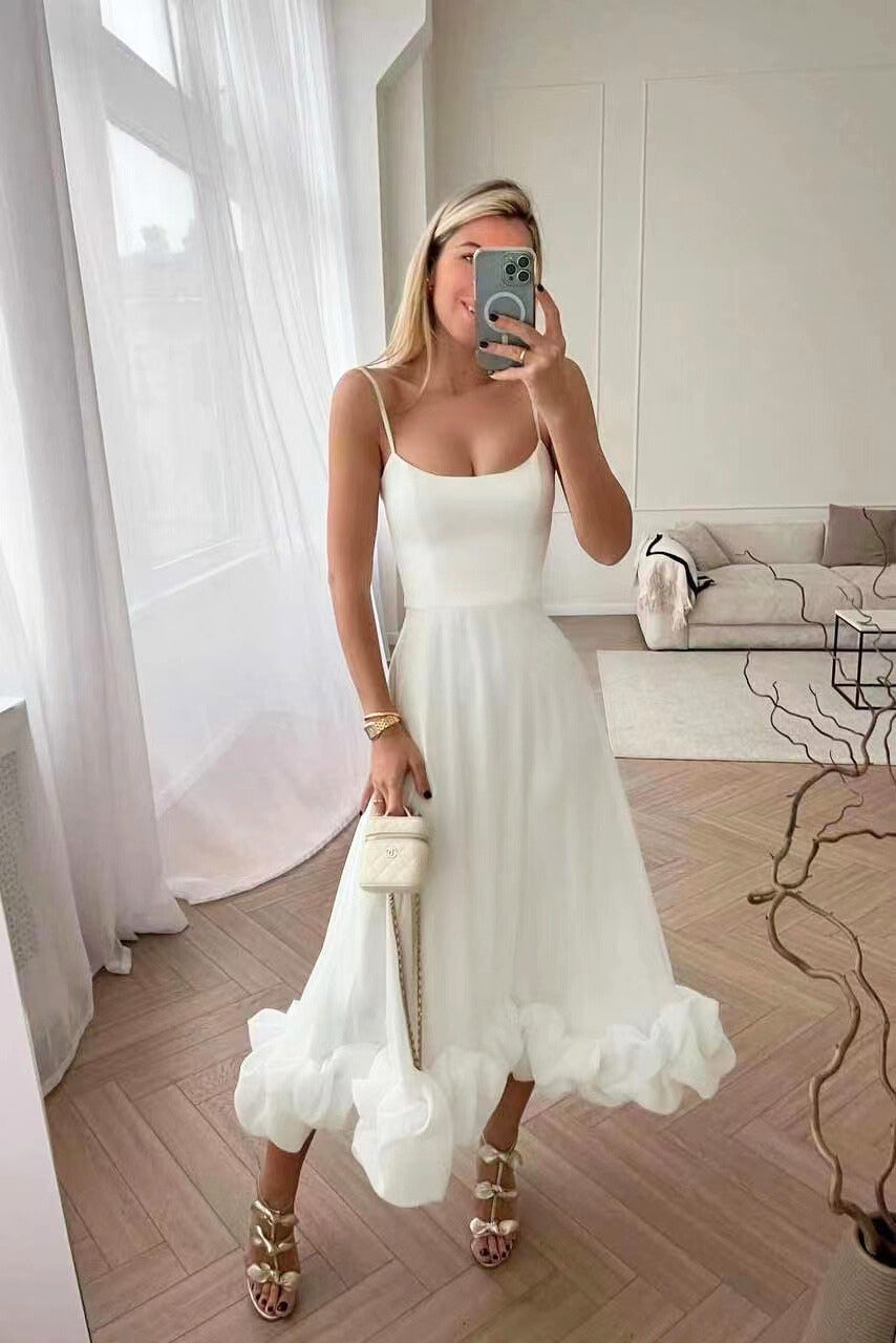 Blair - Midi Šaty Fluidní a Elegantní