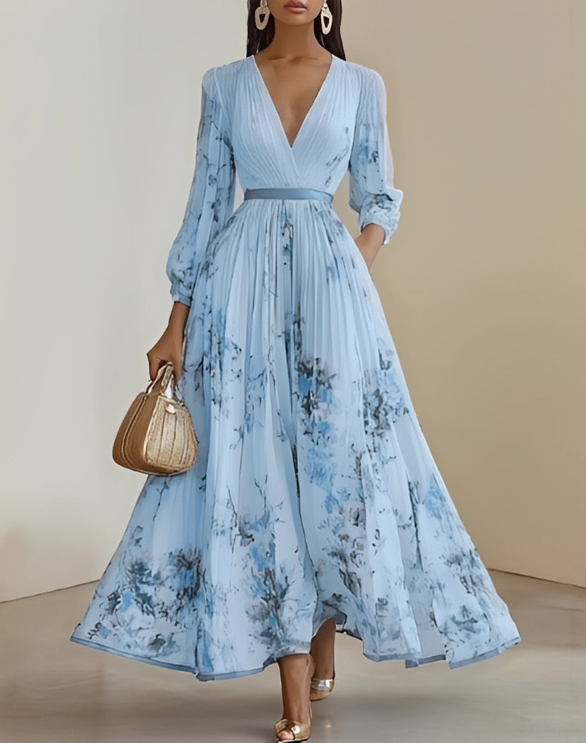 Jane - Elegantní šaty s květinovým potiskem pro ženy