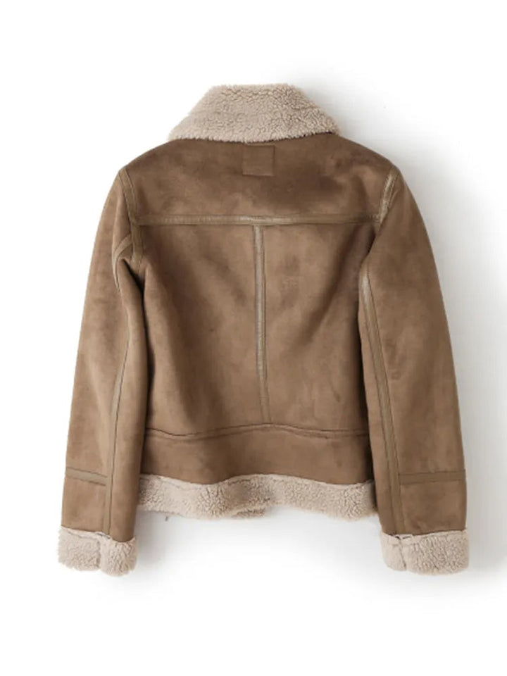Dámská bomber bunda moderního střihu se zipem