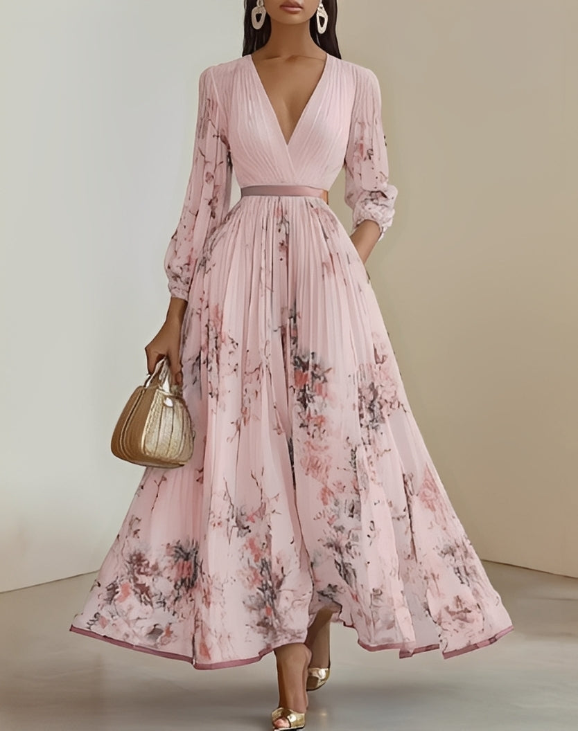 Jane - Elegantní šaty s květinovým potiskem pro ženy