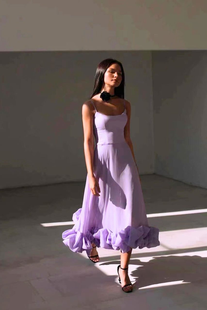 Blair - Midi Šaty Fluidní a Elegantní