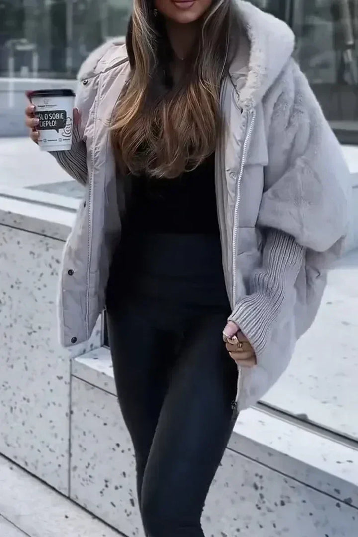 Oversize péřová bunda z ovčí kožešiny: trendy teplo a zimní pohodlí