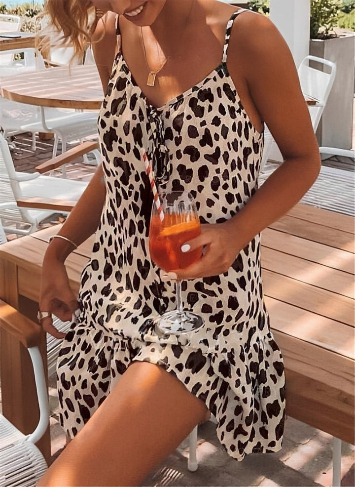 Tiffany - Pohodlné volné šaty s potiskem pro ženy