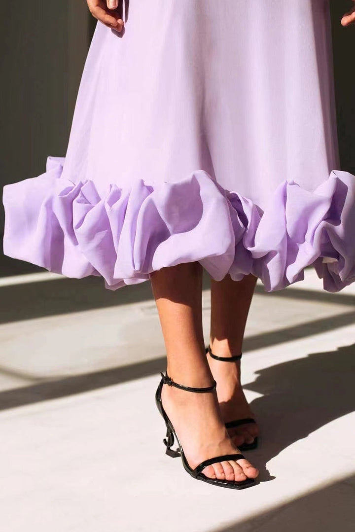 Blair - Midi Šaty Fluidní a Elegantní