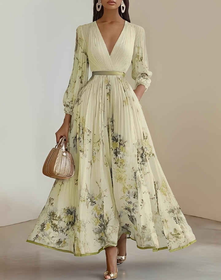Jane - Elegantní šaty s květinovým potiskem pro ženy