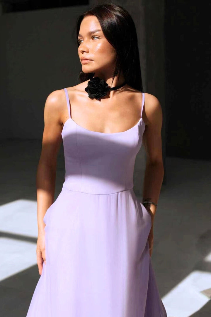 Blair - Midi Šaty Fluidní a Elegantní