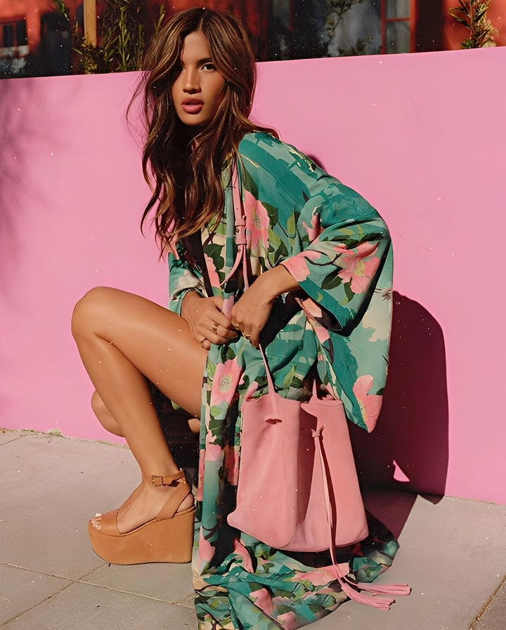 Chantal - Lehký kimono župan pro ženy