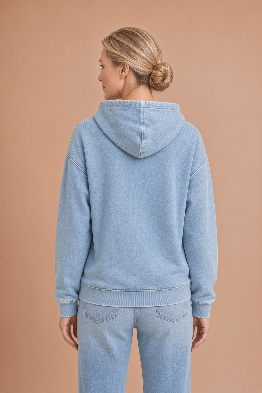 Azucena – Denim-huppari mäyräkoira-appliikaatiolla – kuva 4