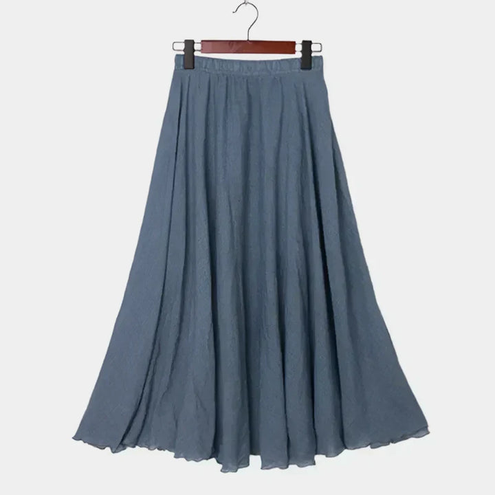 Kristýna Elegantní Vysokopásová Dlouhá Sukně Vzdušná