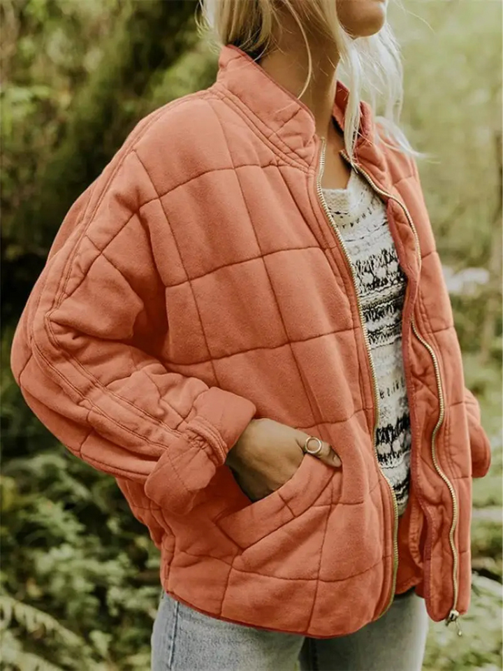 Dámská prošívaná vesta se stojáčkem