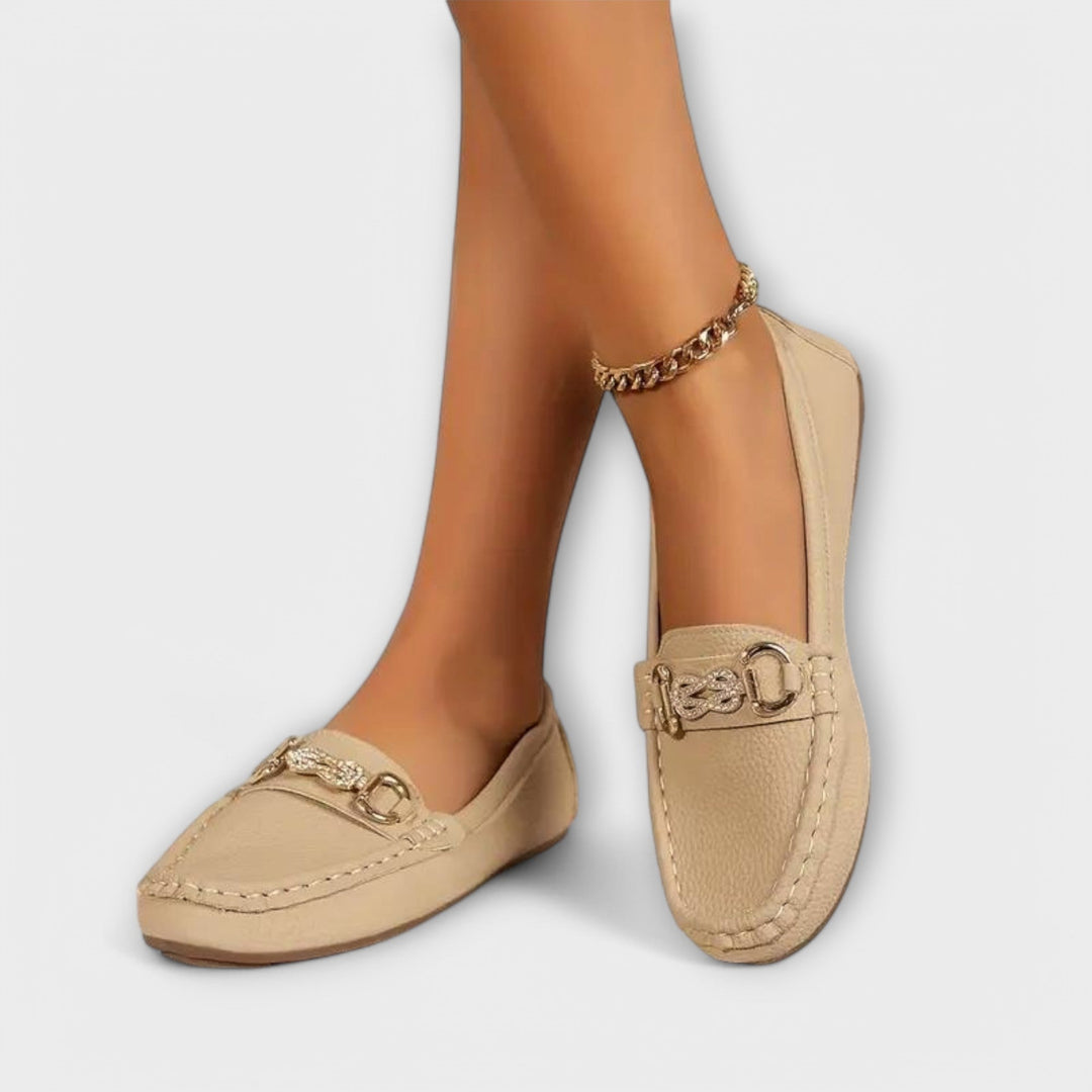 Sára Sofistikované Mocasíny Slipon Klasické Kožené