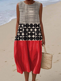 Jane | Colorblock Midi Šaty