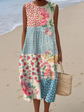 Anna | Midi Patchwork Šaty
