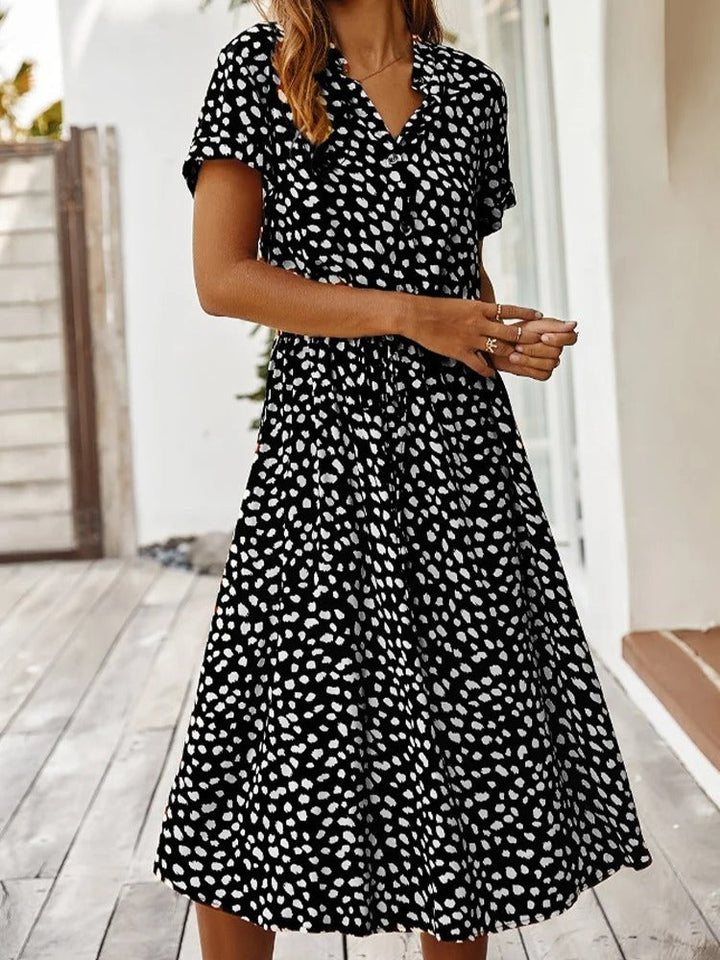 Elaine | Stylová košilová šaty pro ženy | Midi
