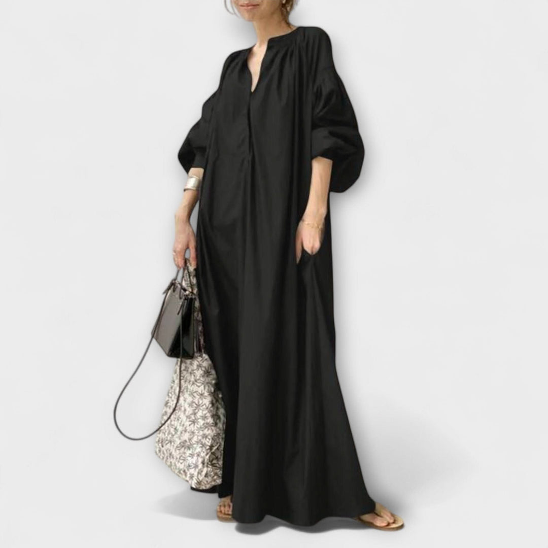 Gerhilde – Elegantní Midi Šaty
