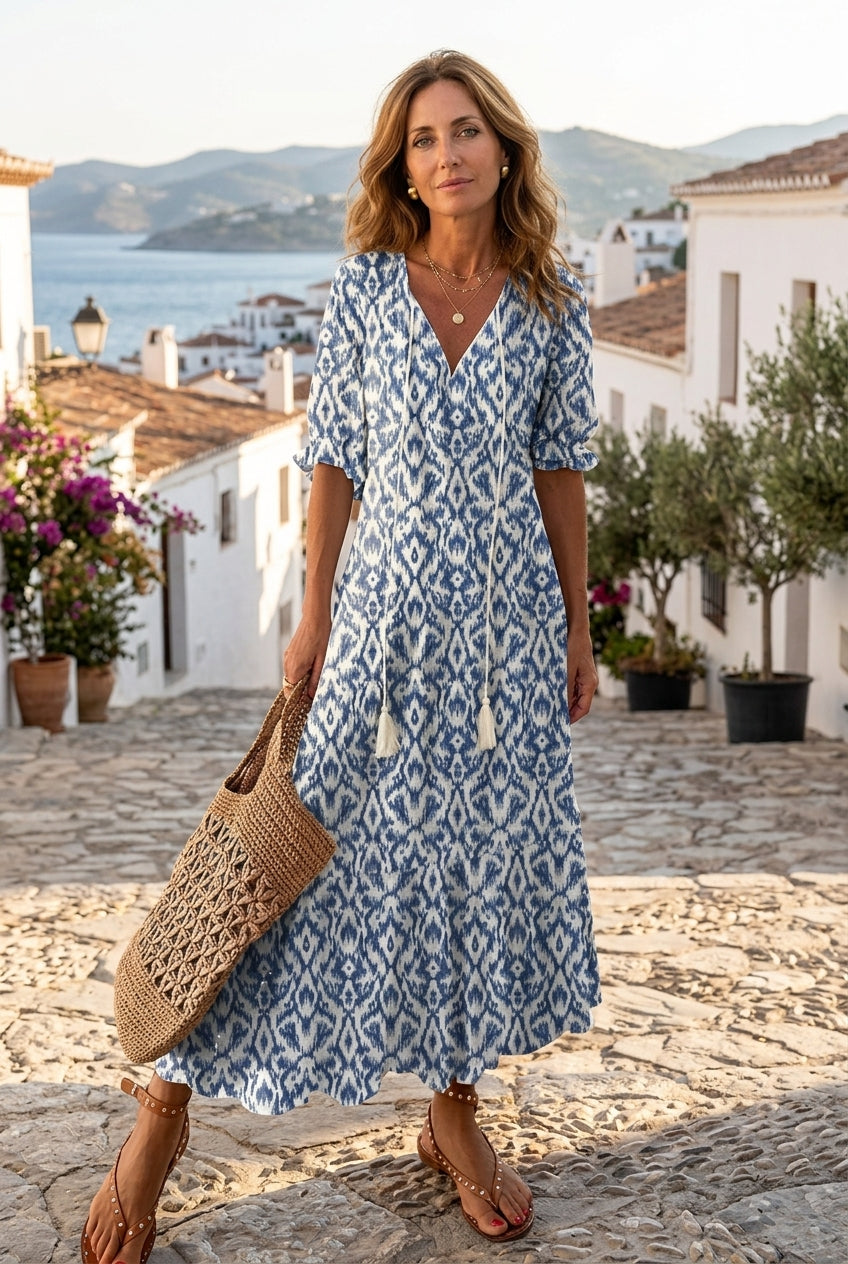 Helga | Elegantní Maxi Boho Šaty