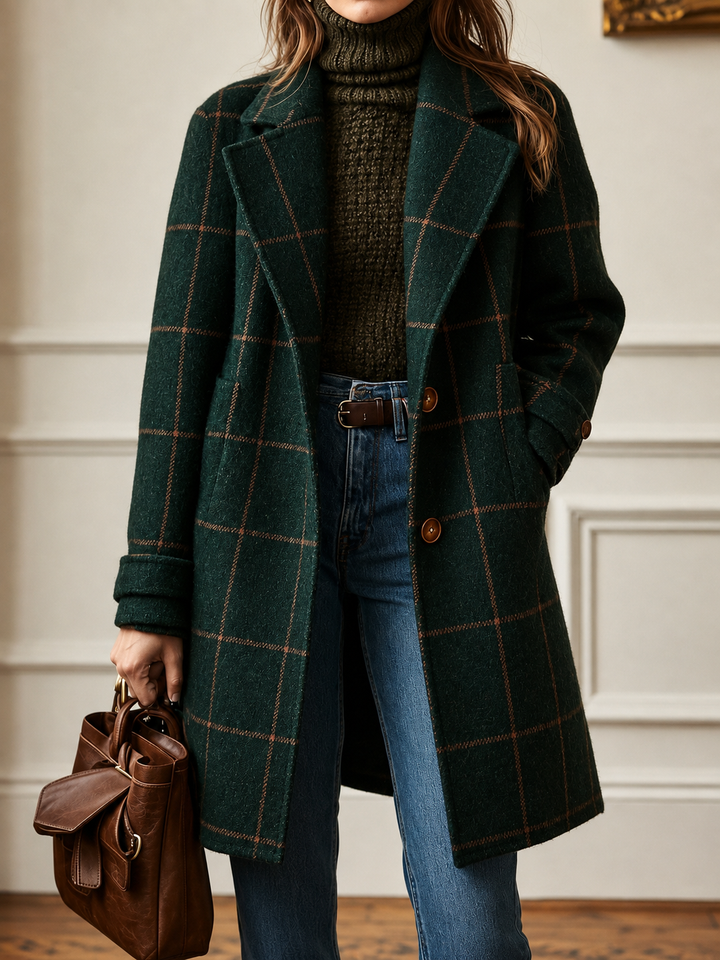 Bethany | Klassinen Ruudullinen Takki
