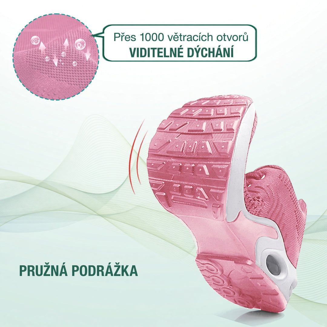 Friedensfuss Rosa atmung-flexible CS