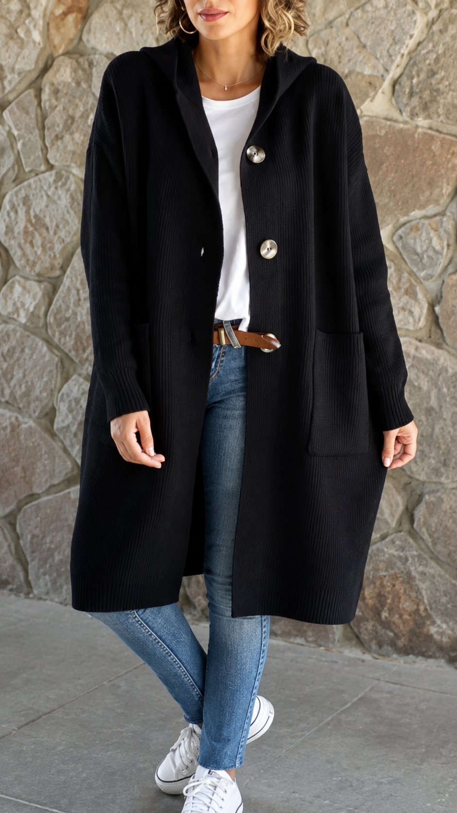 Catherine | Pitkä Neulecardigan