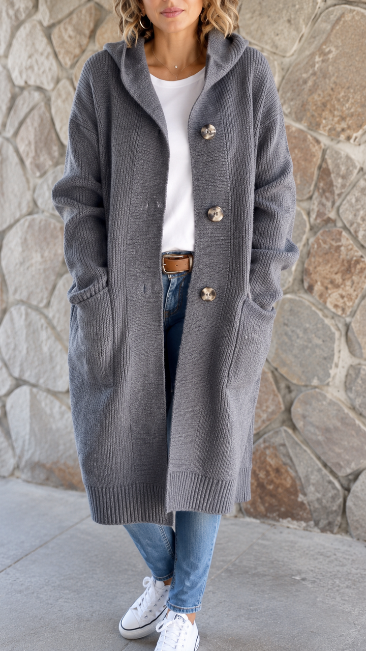 Catherine | Pitkä Neulecardigan