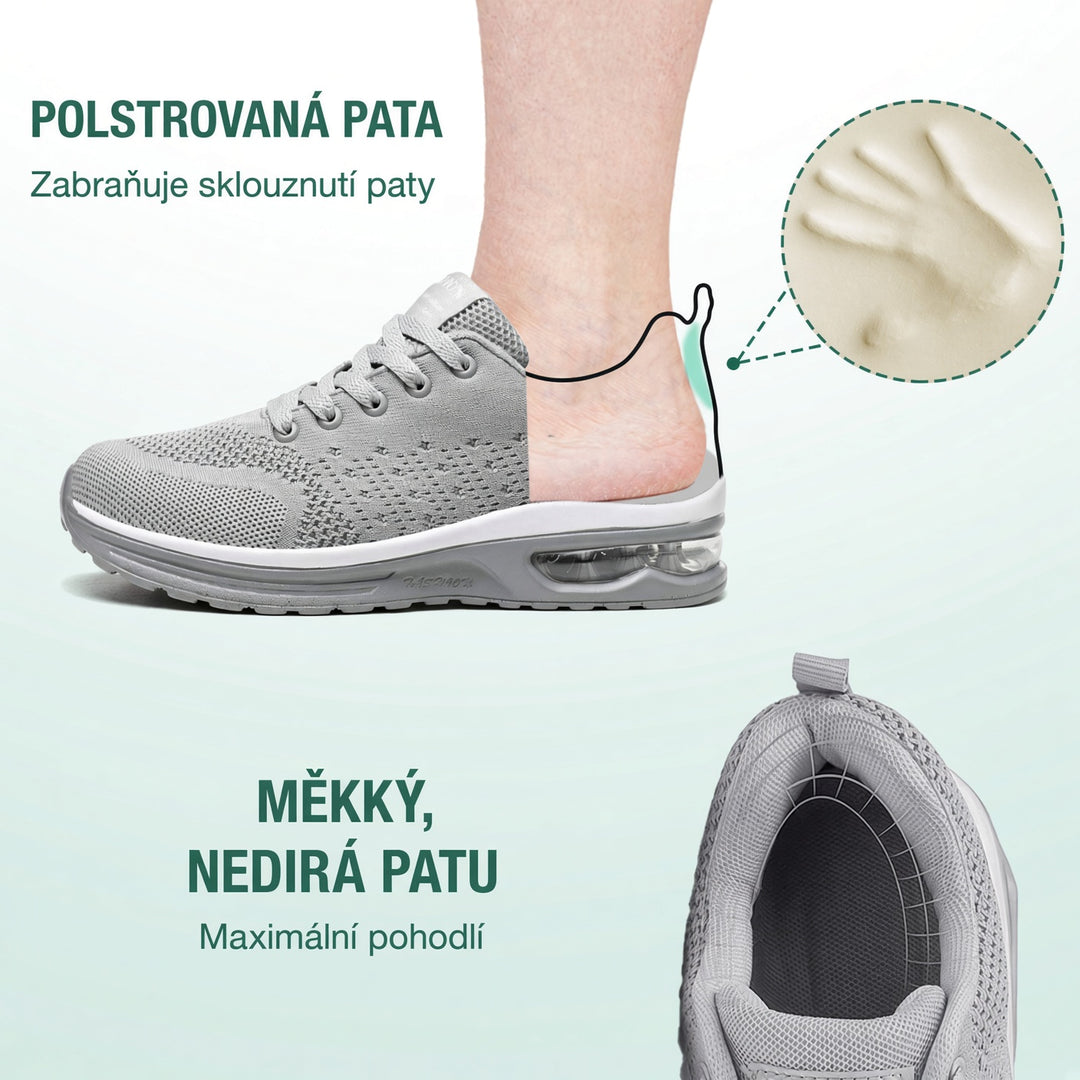 SanoWalk Grau gepolsterte-ferse CS