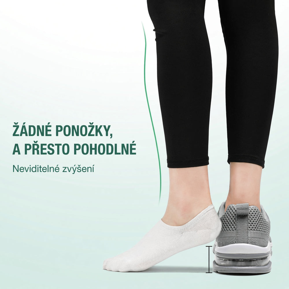 SanoWalk Grau keine-socken CS