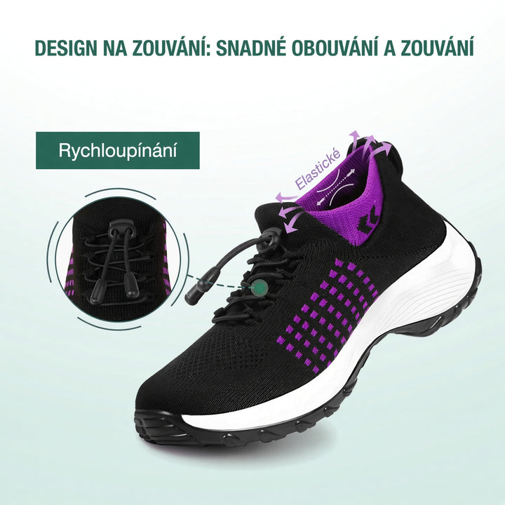 Ambulo Fialova Cerna slip-on CS
