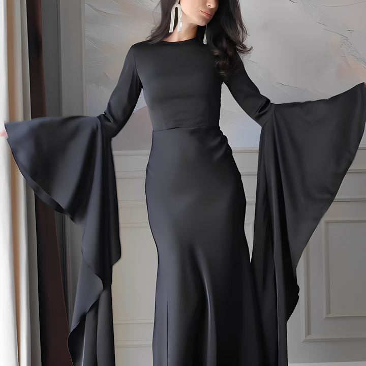 Cosete - Elegantní dlouhá šaty s dlouhým rukávem pro ženy