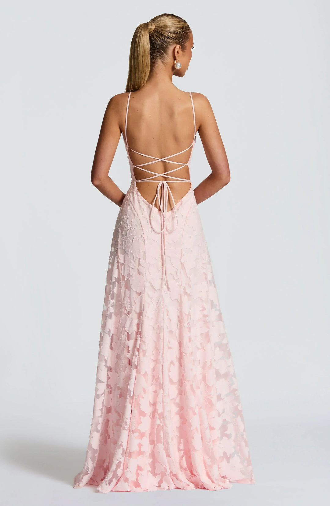 Rubis | Elegantní dlouhá krajková šaty