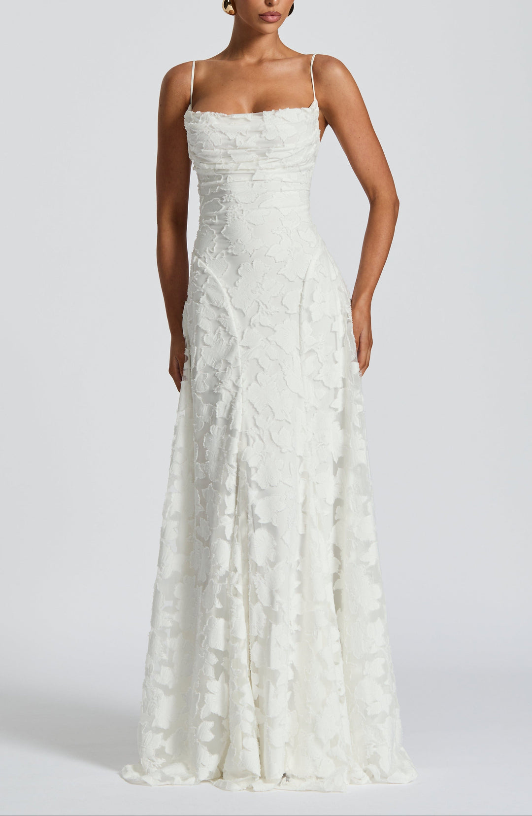 Rubis | Elegantní dlouhá krajková šaty