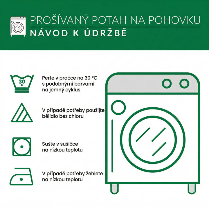 Prošívaný potah na pohovku Horská stezka