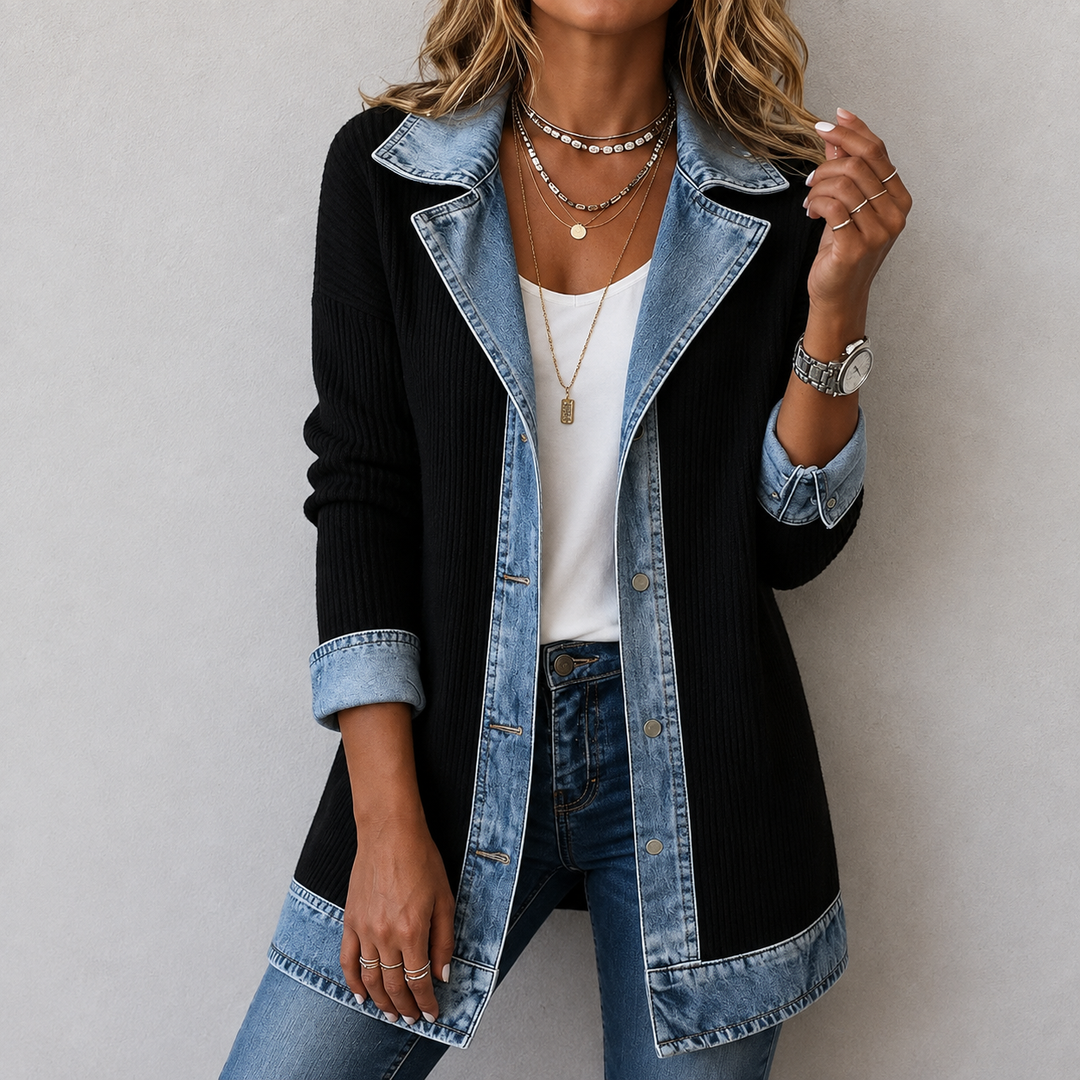 Kristen | Neuledenim-takki