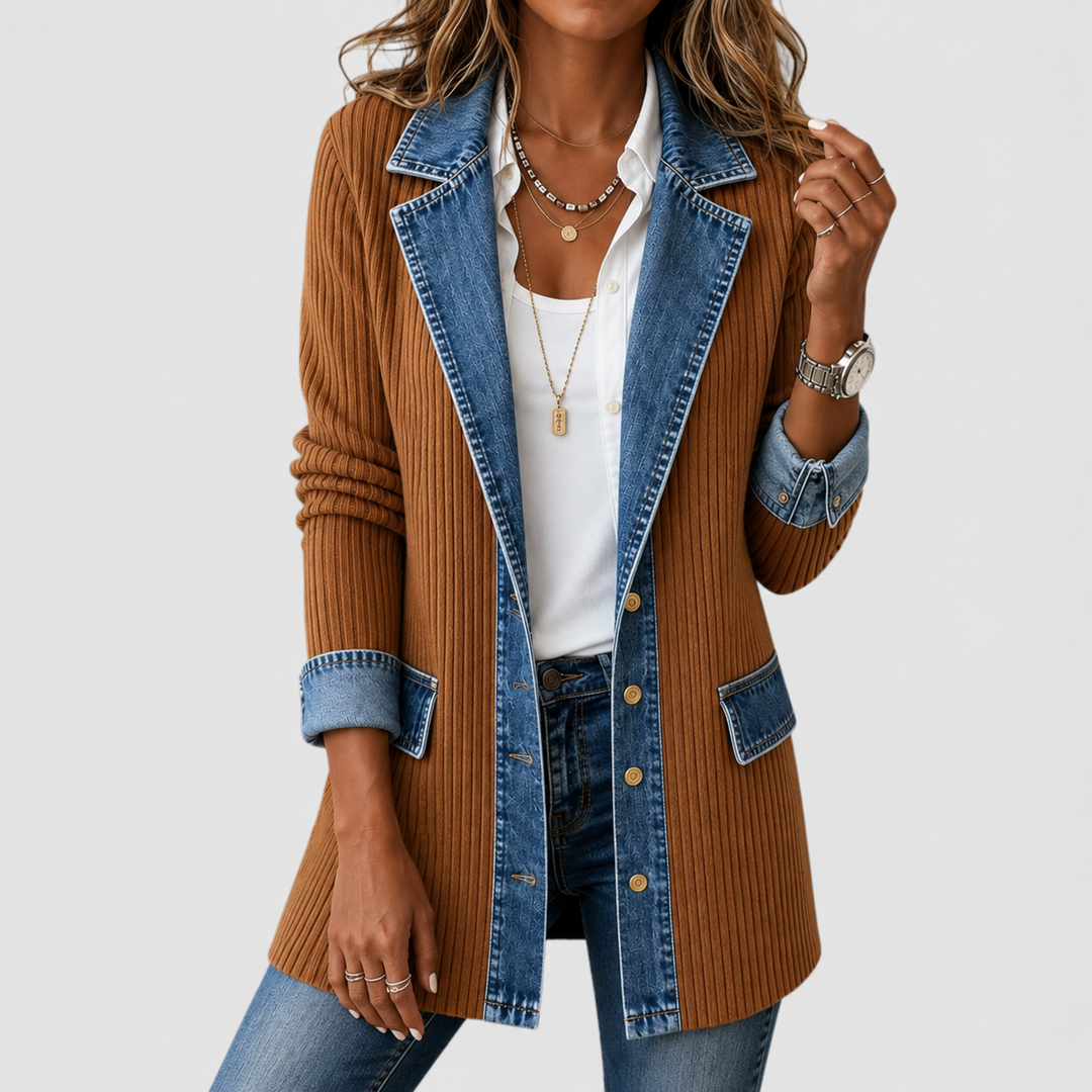 Kristen | Neuledenim-takki
