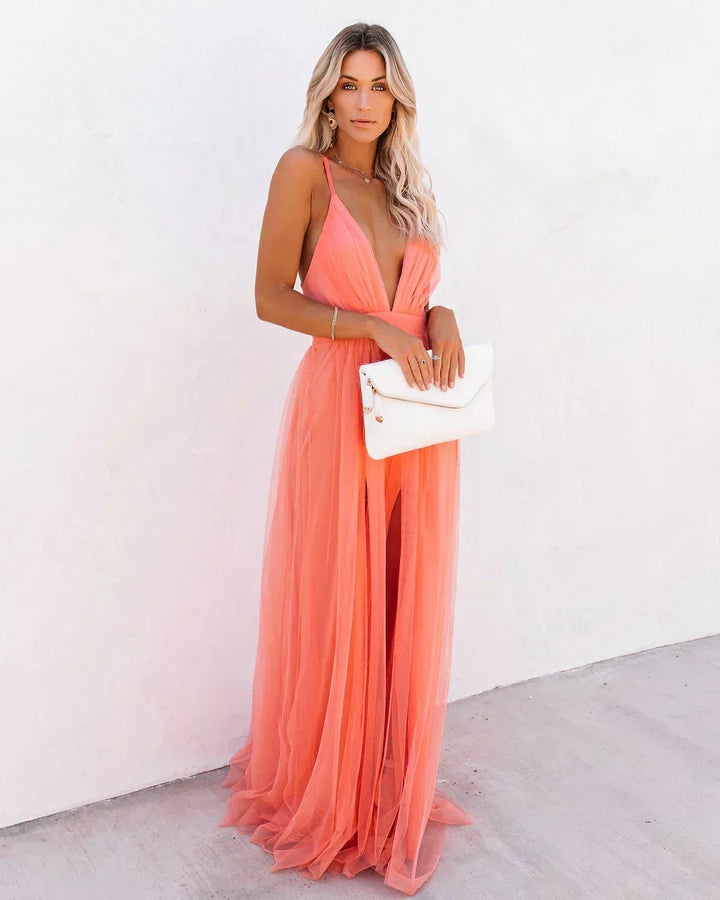 Belinda - Maxi šaty fluidní a elegantní letní styl