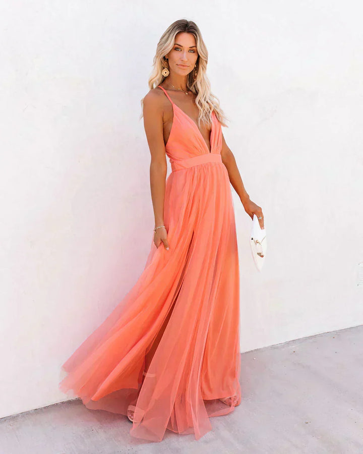Belinda - Maxi šaty fluidní a elegantní letní styl