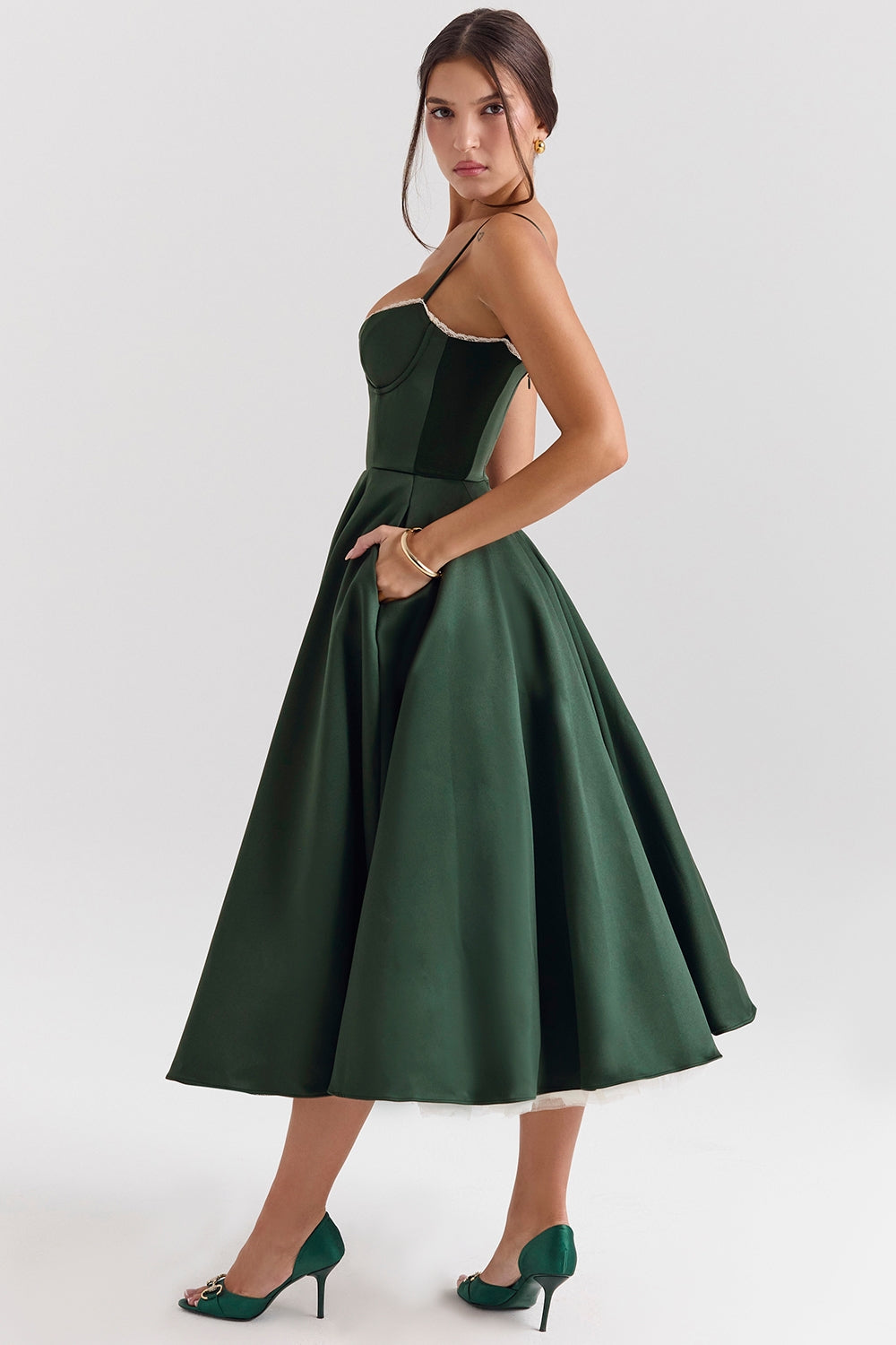 Midi šaty Evelina