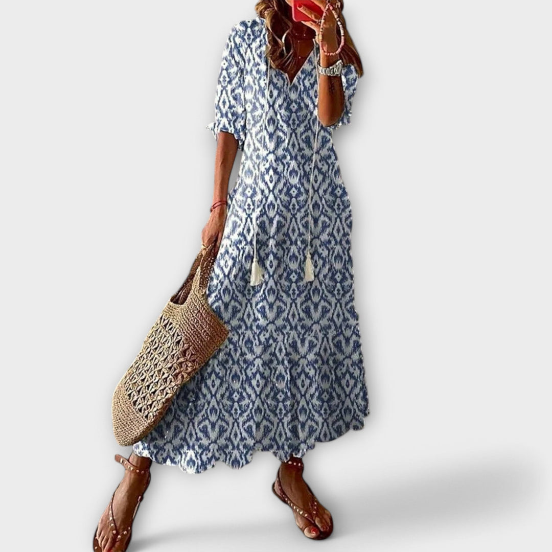 Helga | Elegantní Maxi Boho Šaty